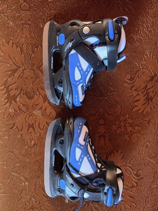 Коньки детские синие
