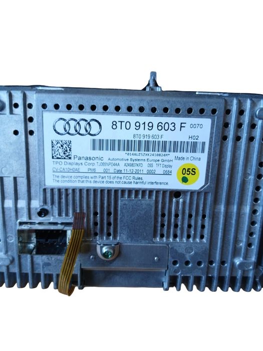 Display/Navigatie Audi A4 B8 2007 - 2015 8To919603 F