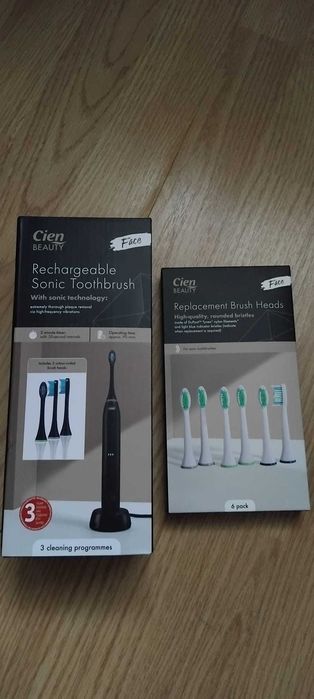 Periuta electrica cu ultrasunete +9 rezerve ,noi sigilate