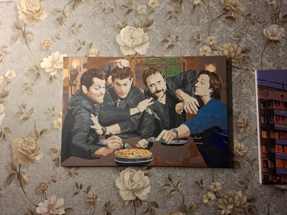 Продам картину по номерам цена 3000