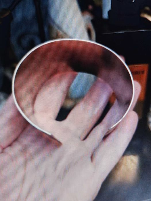 Авторска гривна уникат сребро и злато