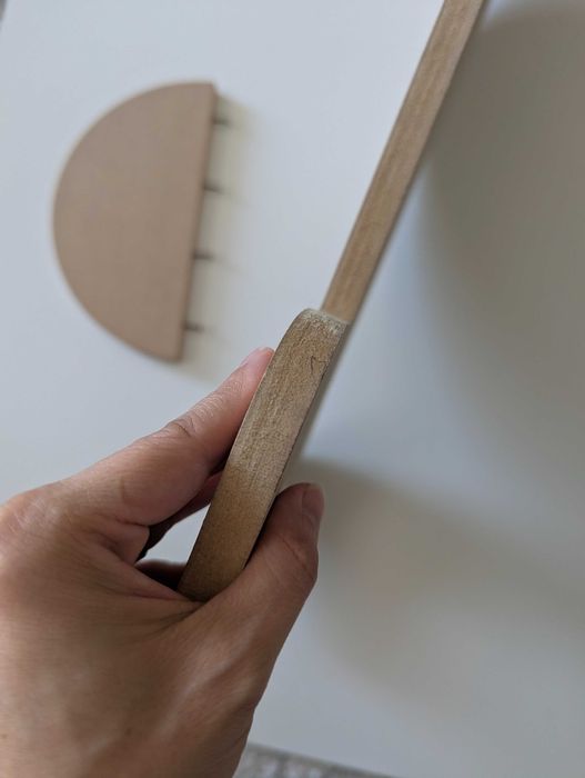 Racheta MDF cu raft - decorabil