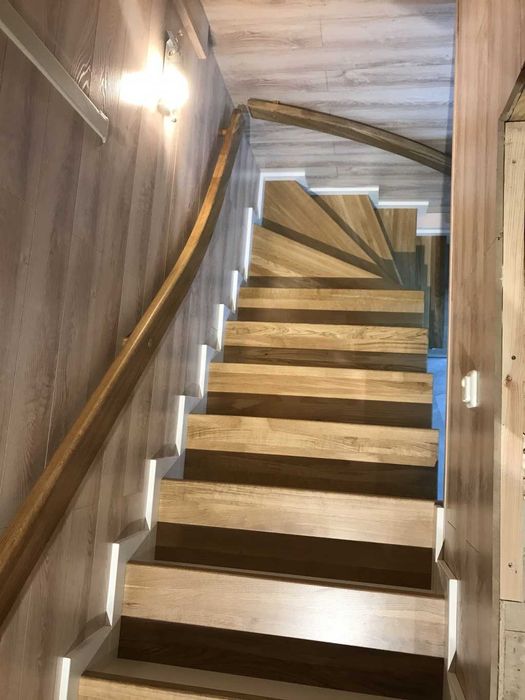 Изготовление деревянных лестниц на заказ, taxta zina | Алик