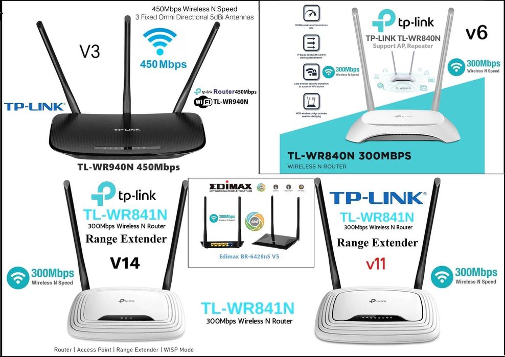 Wi-Fi Рутери TP-Link 3 в 1