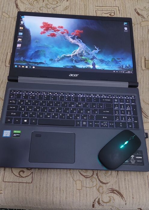 Аspire 7 Gaming A715-75G + мышка БП