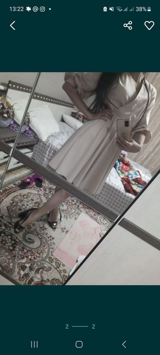 Продам платья атласная черная