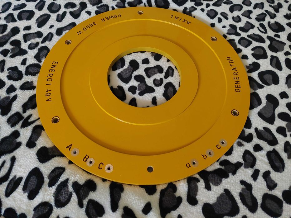 Bobină  stator tip tesla, pentru generatoare. PM G.  Axiale.