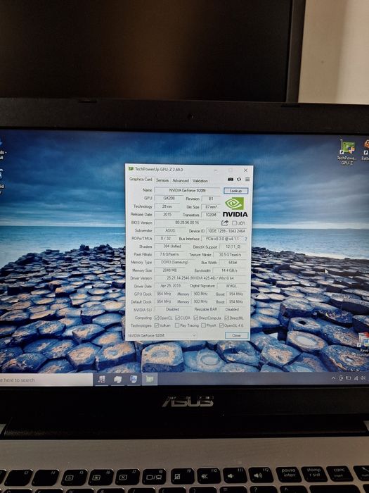 Laptop Asus X555UJ , i5 6200U, 4GB , ssd 256 GB, GeForce 920M 2Gb