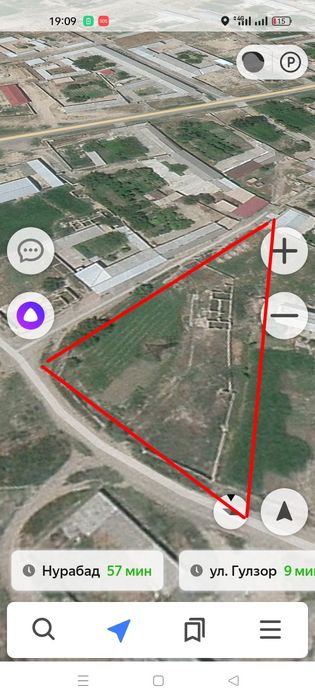 Продается Участок. Манзил: Завогзал+Чиганок уртасида.Uchaska sotiladi.