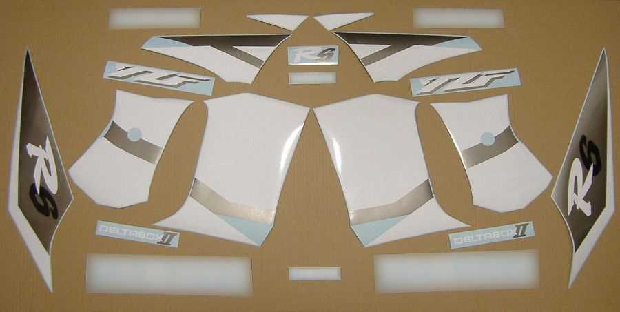 Стикери Yamaha R6 1-во поколение 1999г-2002г лепенки Ямаха р6 rj03