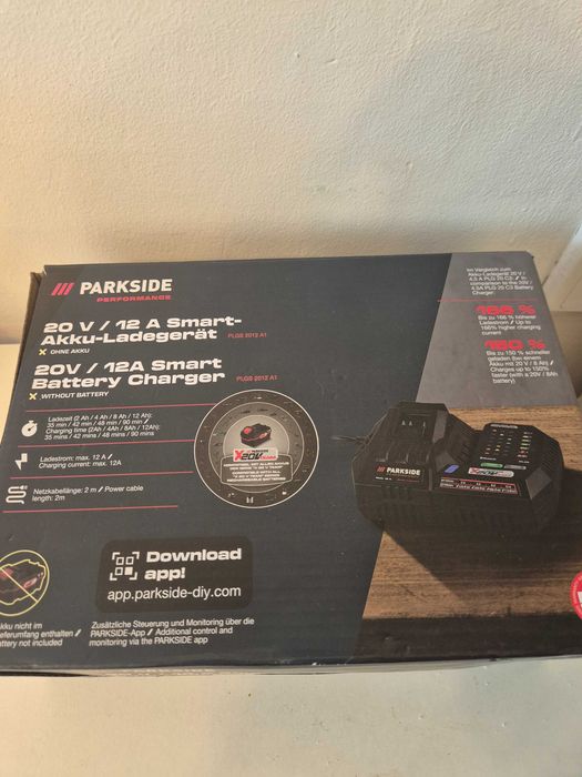 Încărcător smart 20V 12Ah PARKSIDE