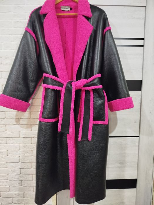 Дублёнка плащ  дублёнка