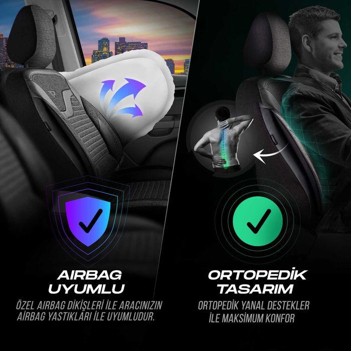 Комплект премиум тапицерия Panda Boston - различни цветове