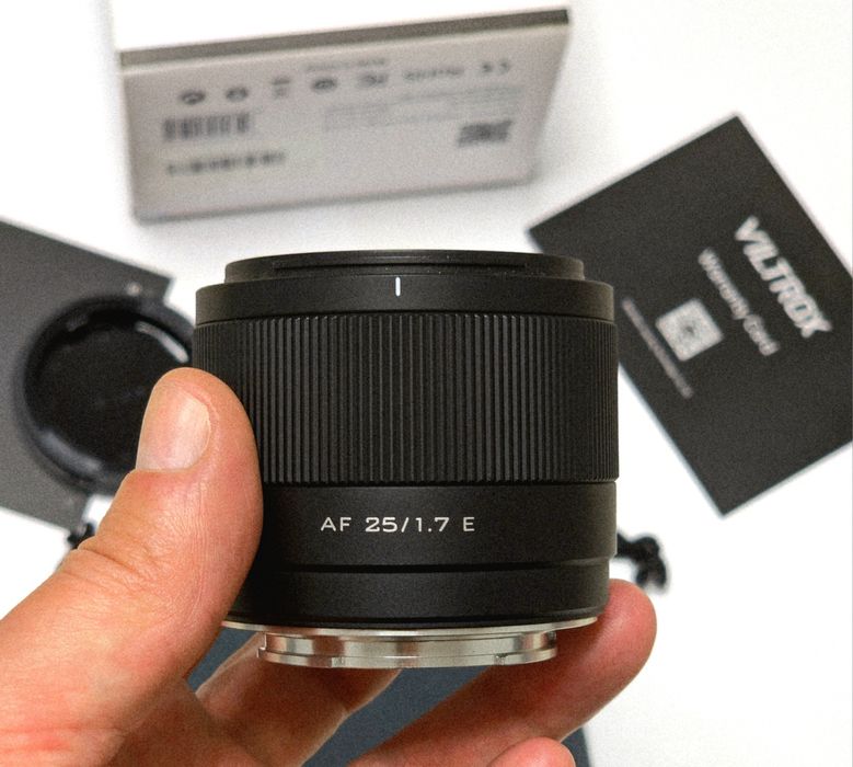 Obiectiv Viltrox 25mm F1.7 Sony E APS-C | Ca Nou | Cutie + Factură | A6400 A6000 A6700 ZV-E10
