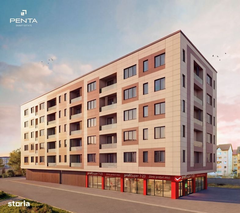 Apartamente noi cu 2 și 3 camere, finisate la cheie, în Rădăuți, PENTA