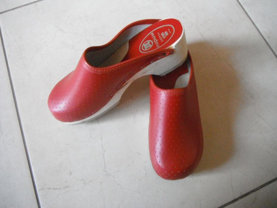 Сабо / лекарски чехли - ест.кожа № 37