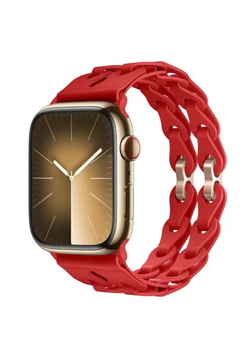 Curea Ceas Apple Iphone Bratara Duo Silicon Husa Folie Silicon