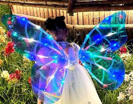 Автоматические светящиеся сказочные крылья Ангела для девочек Фея