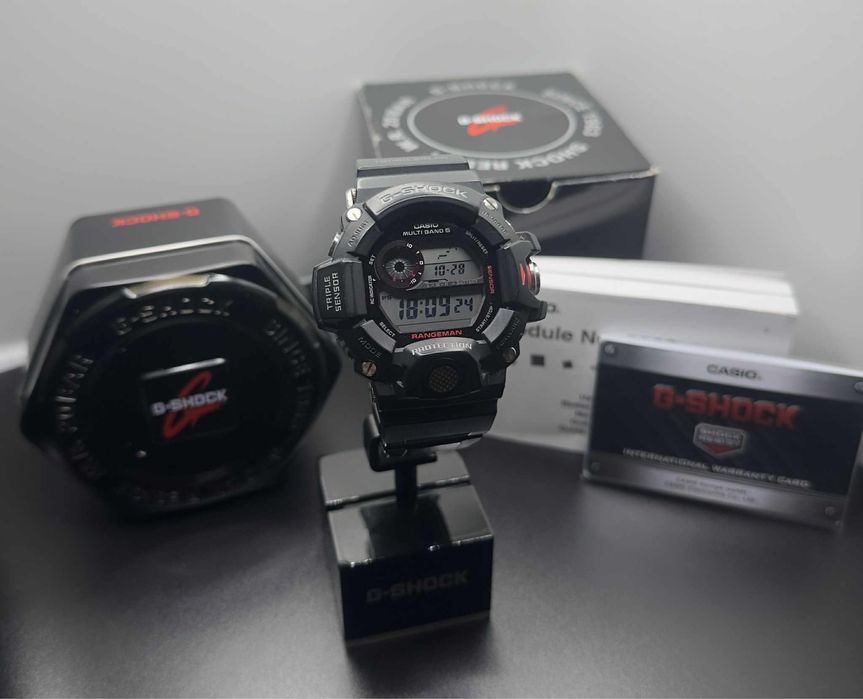 Часовник Casio G-Shock RangeMan GW-9400-1A Tough solar, Radio control