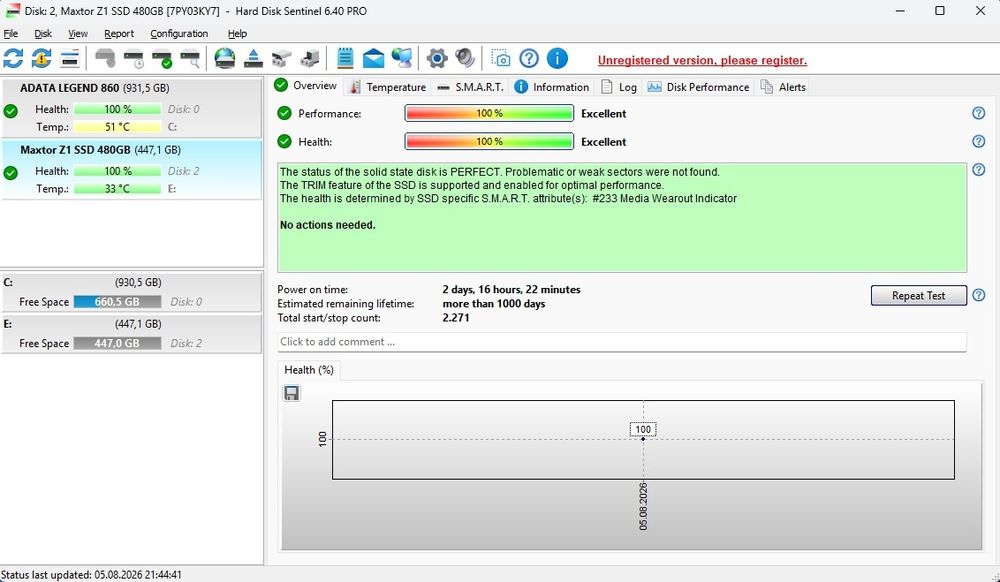 SSD Maxtor 480GB SATA