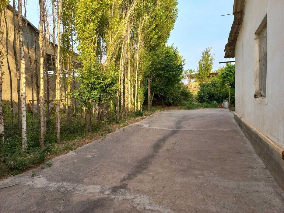 Участка Обмен на дом уй 12,40 сотук фасад 22 ,25  метр