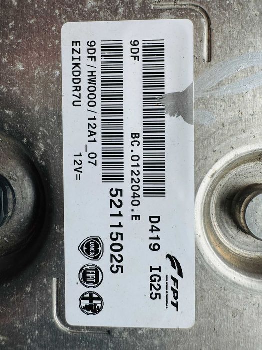 Calculator motor Fiat Ducato 2.3JTD 2018 52115025 9DF