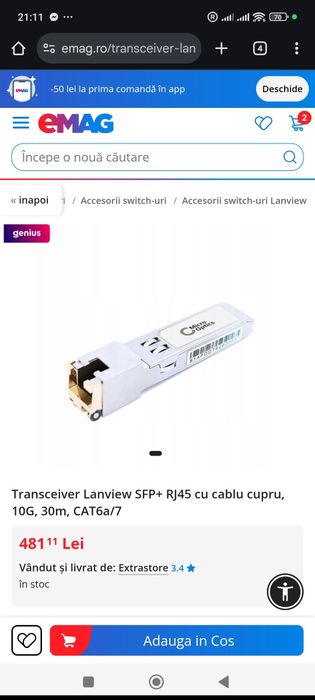 Transceiver Lanview Micro optics