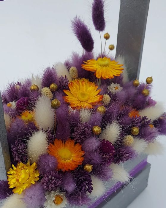 Корзинка с сухоцветами