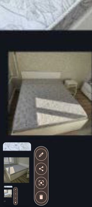 Кровать с матрасом