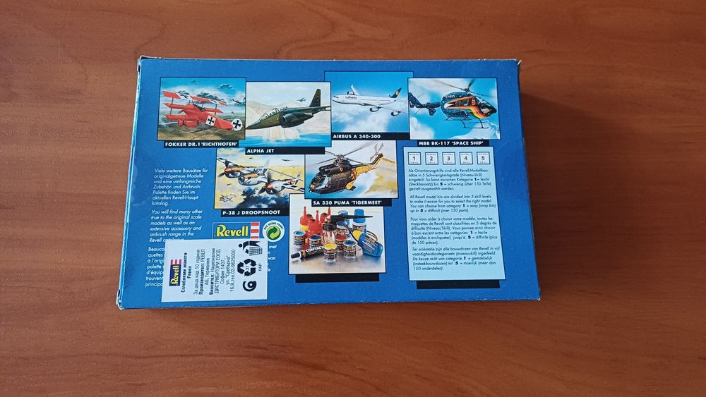 Пластмасов модел за сглобяване Revell Изтребител F-15A Eagle