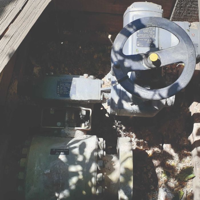 Кран шаровой DN80, PN160 с электроприводом "AUMA"