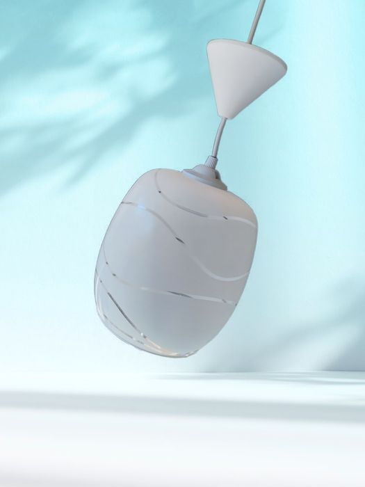 Полилей за хол стъклен на верижка