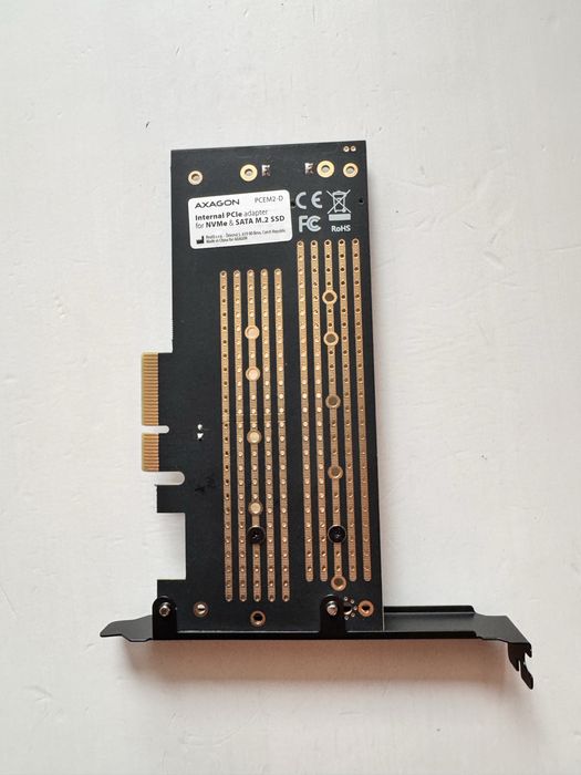 Placa PCIE cu 2 SSD Axagon