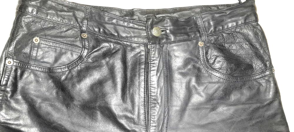 Мъжки панталон естествена кожа