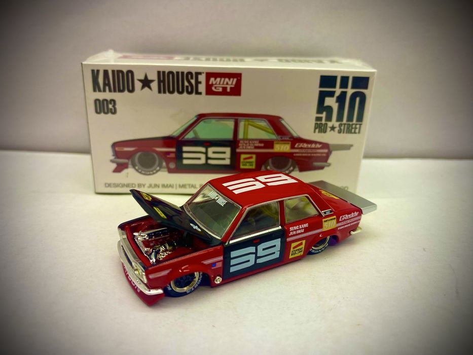 KAIDO HOUSE DATSUN 510 an 1971 machetă auto scara 1:64 Pro Street 510