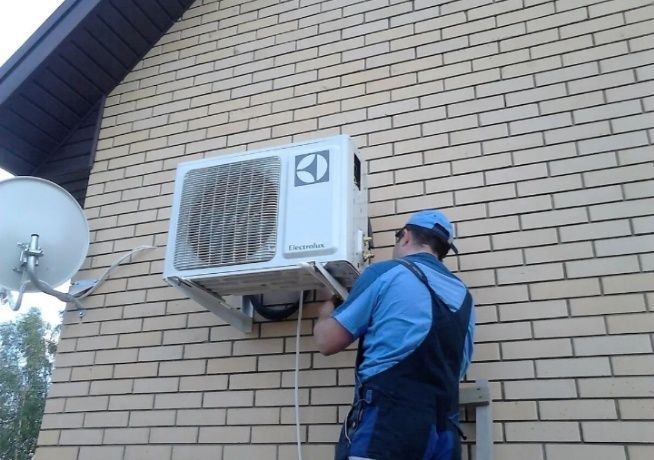 Установка Кондиционер