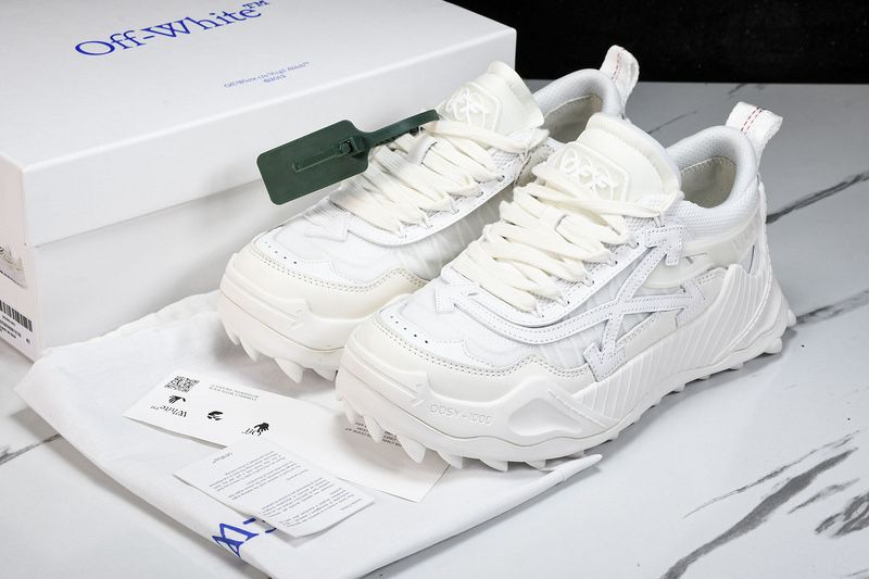 Adidasi Off White Odsy 1000 / Full White / Premium