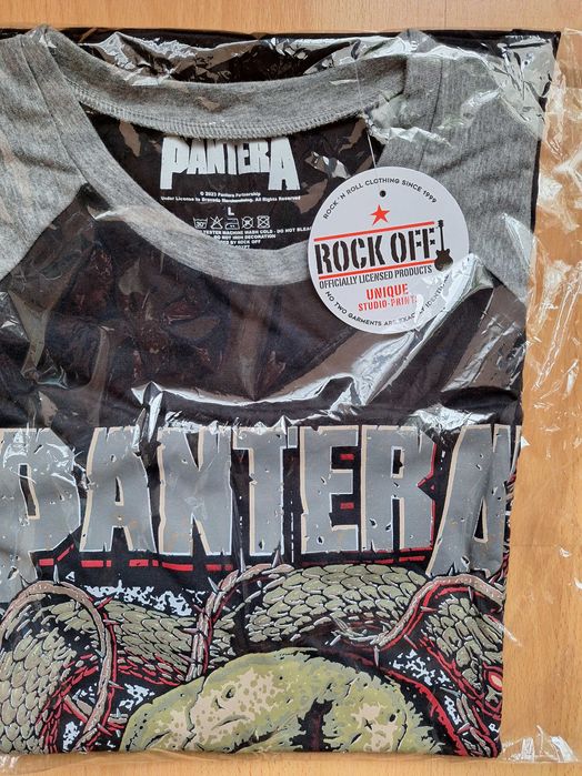 Тениска Pantera - Serpent Skull - черна / сиво