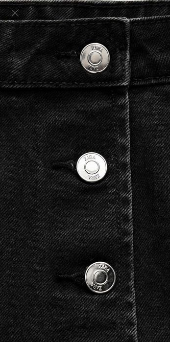 Zara джинсовая юбка-шорты