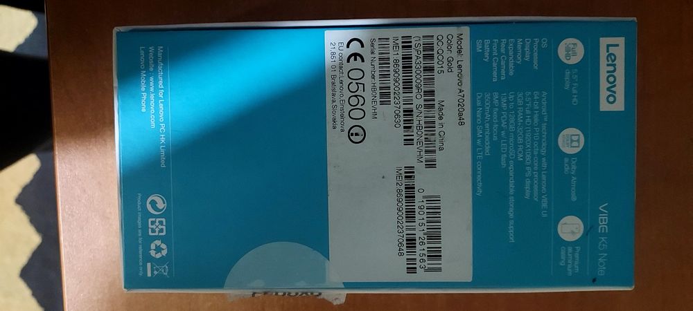 Използван Смарт Телефон Lenovo K5 Note