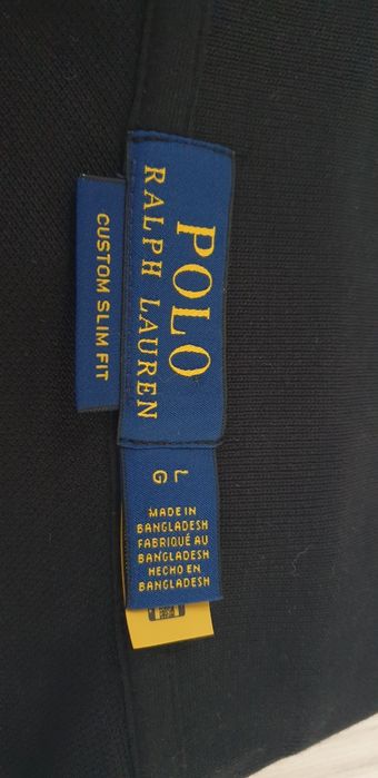 POLO Ralph Lauren Cotton Custom Slim Fit / L НОВО ОРИГИНАЛ Мъжка Тенис
