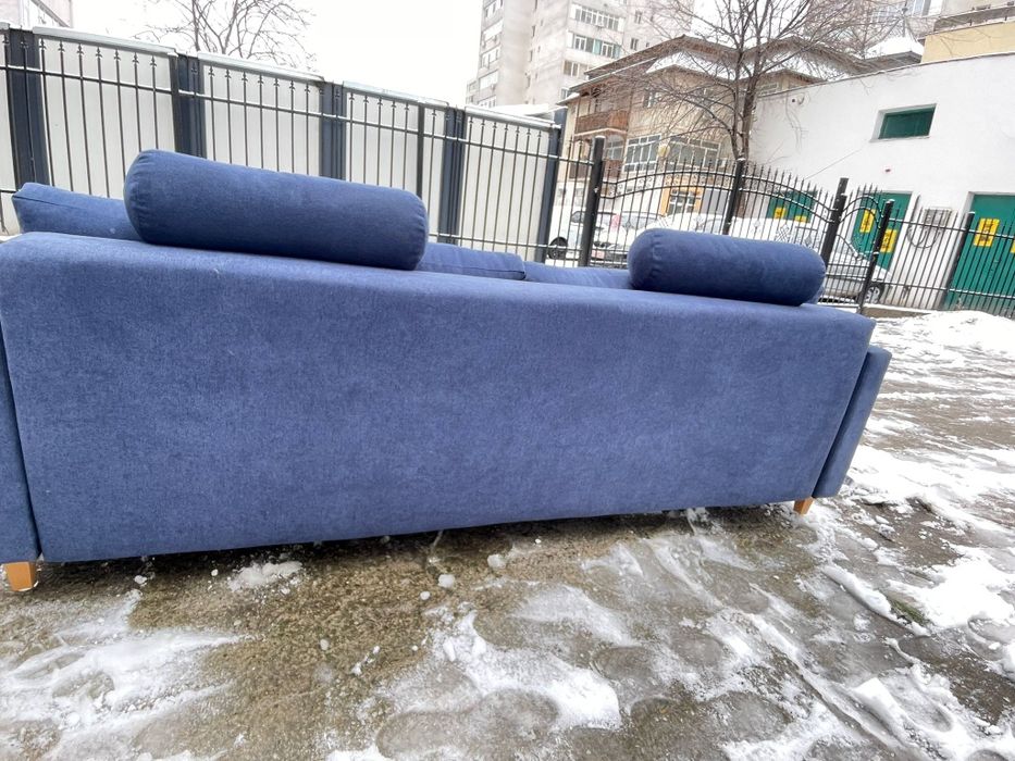 Vand Canapea extensibila cu lada depozitare