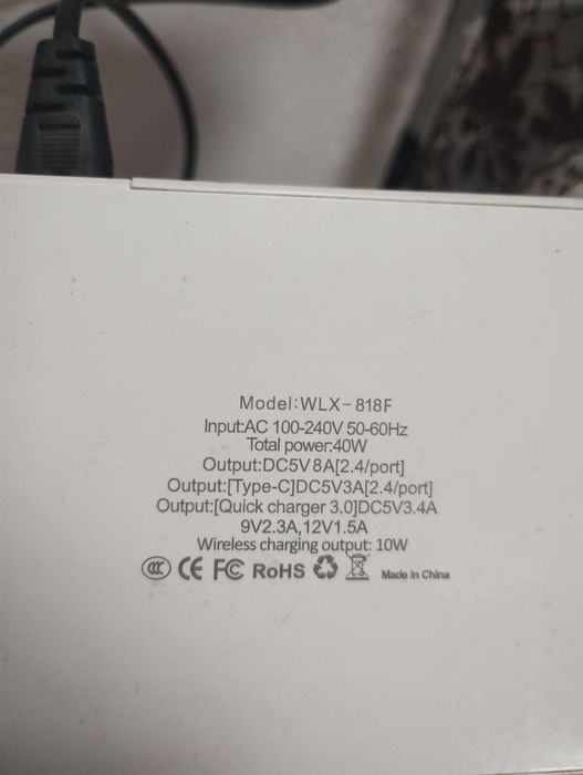 Statie încărcare wireless+usb + type c
