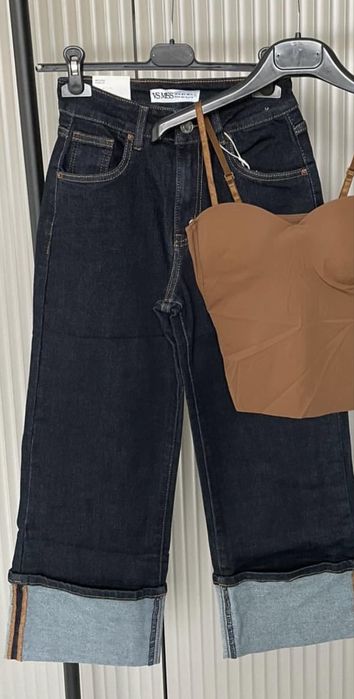 Актуални дамски дънки с висока талия – нови!