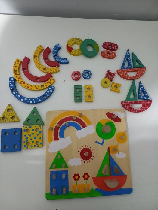 Деревянные игрушки набор "Колышки" 14000тн