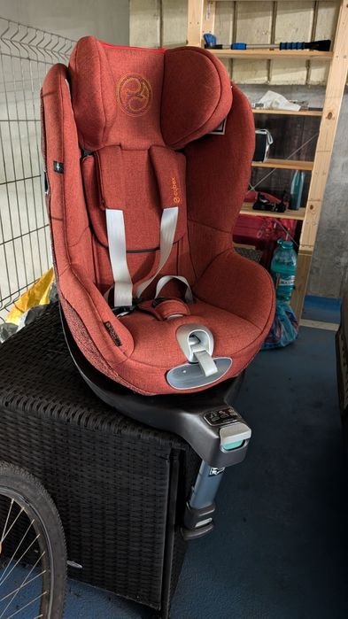 Scaun auto Cybex Platinum Sirona Z2 i-Size Rosu + Cybex Snogga Rosu