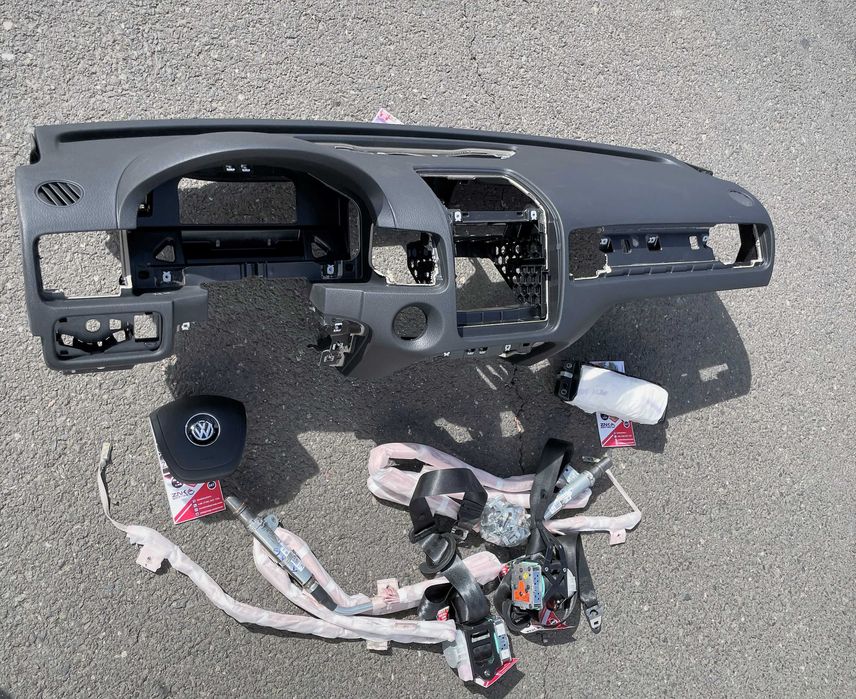 volskwagen touareg p7 kit airbag volan pasager plansa de bord