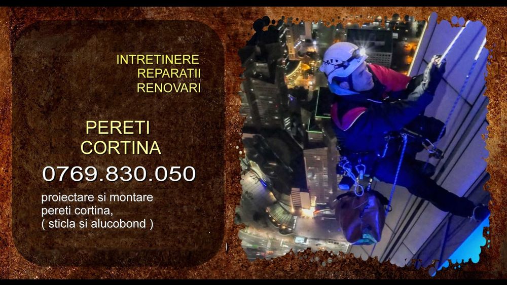 Aer conditionat montaj cu alpinisti utilitari