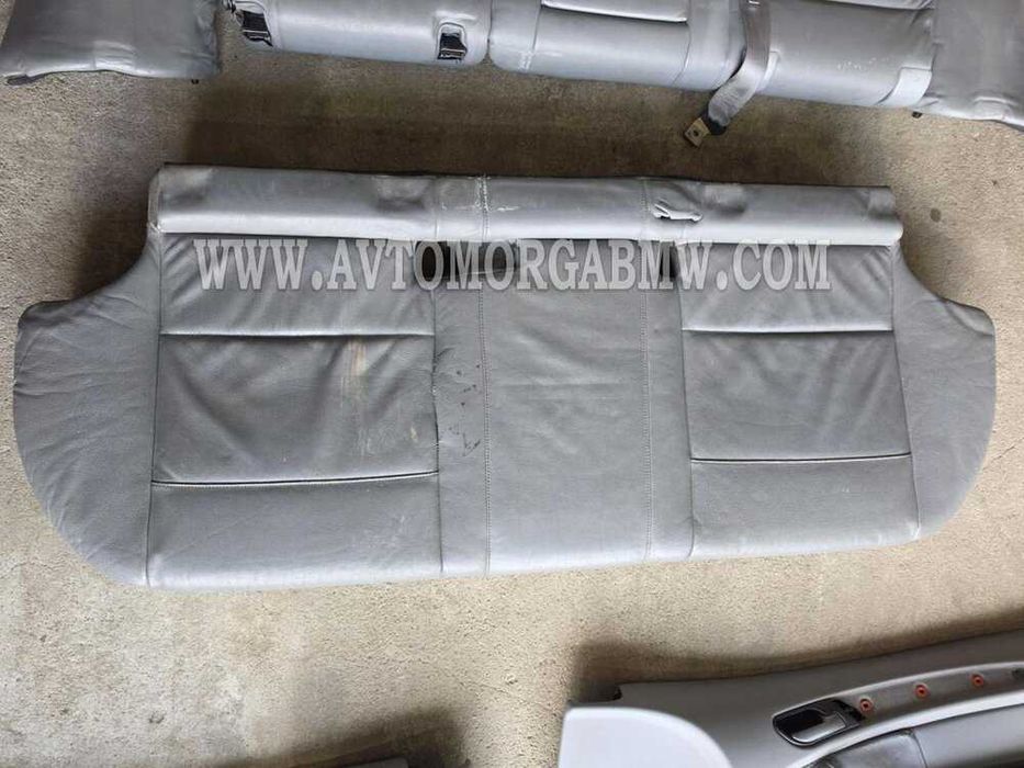 Сив кожен салон БМВ Х5 Е53 BMW X5 E53