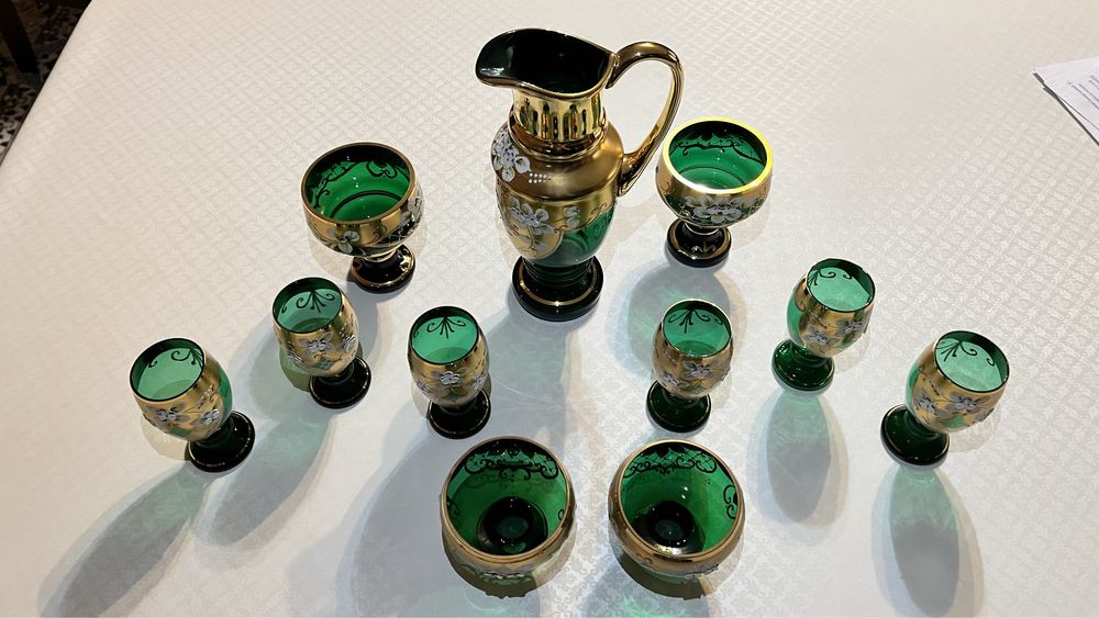 Хрустальный набор богемы (Чехословакия)